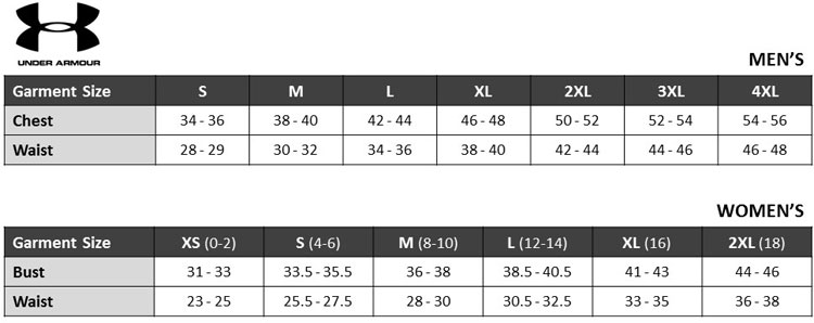 Sizing Chart